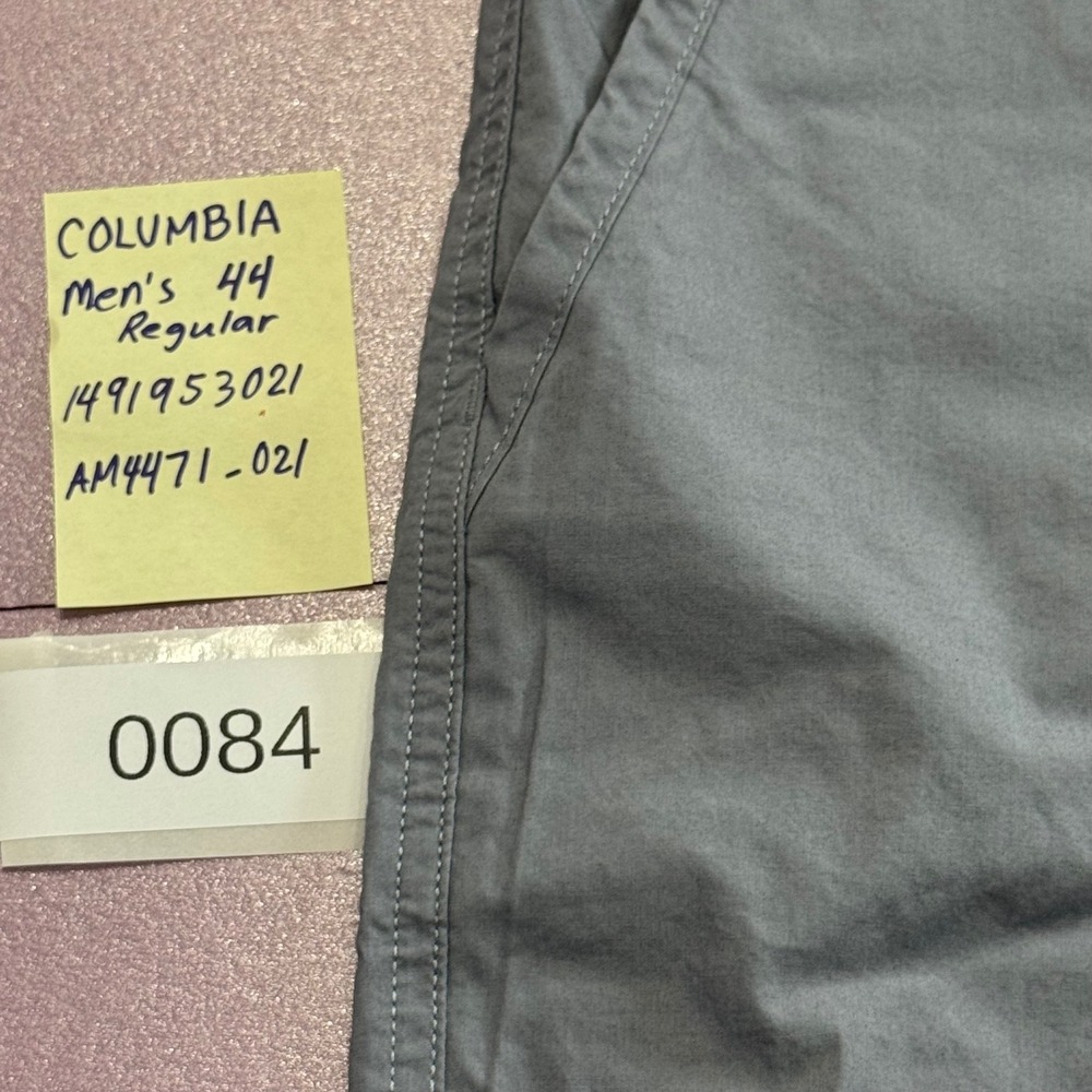 Columbia Mens 44 REG Washed Out Short Label Sz 44x10 Gray Casual Outdoor Shorts - Picture 3 of 12